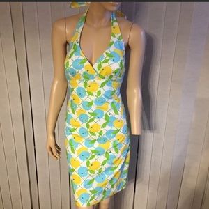 Lemon and blueberry dress